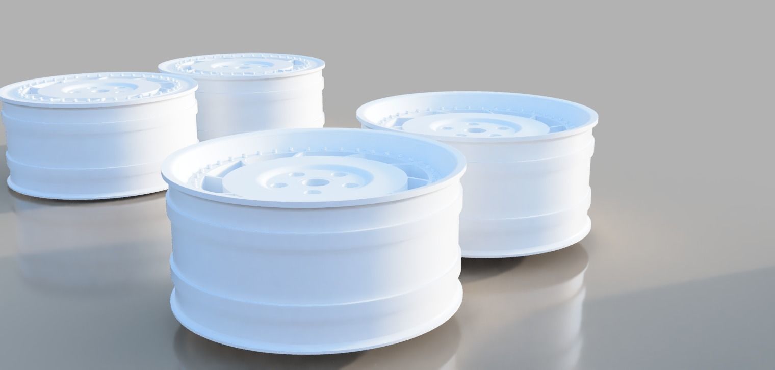 1 10 RC HEX 12mm 3P Salad Shooter Inspired Wheels 3D print model_2