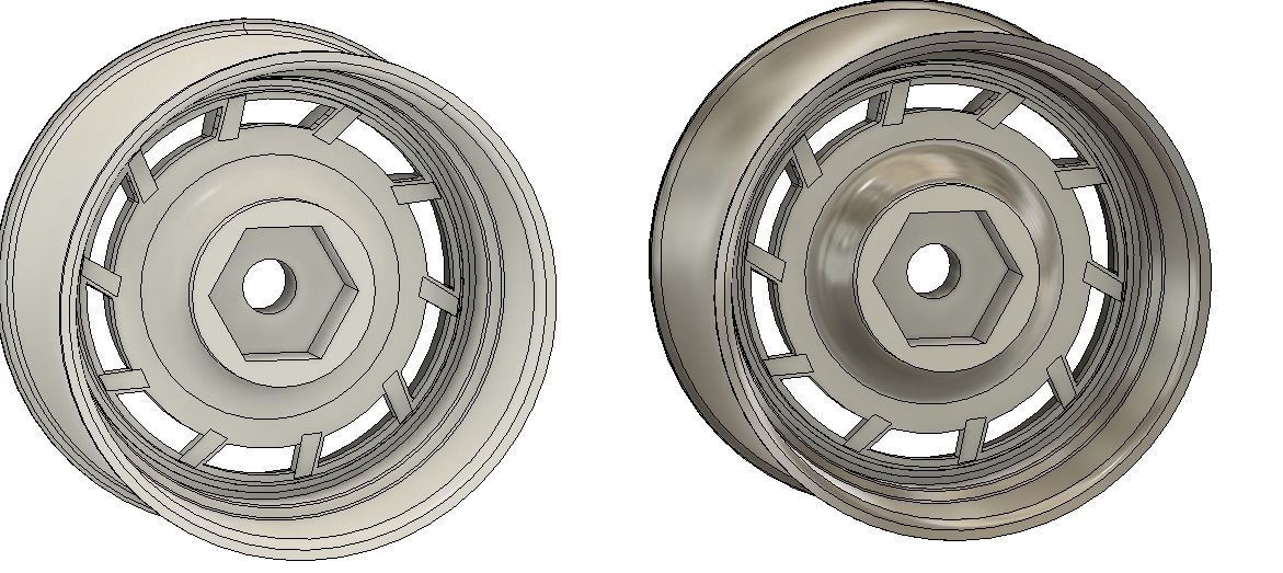 1 10 RC HEX 12mm 3P Salad Shooter Inspired Wheels 3D print model_6