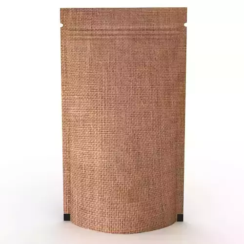 Stand Up Jute Look Pouch