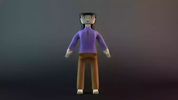 CHARACTER MODEL person in shirt