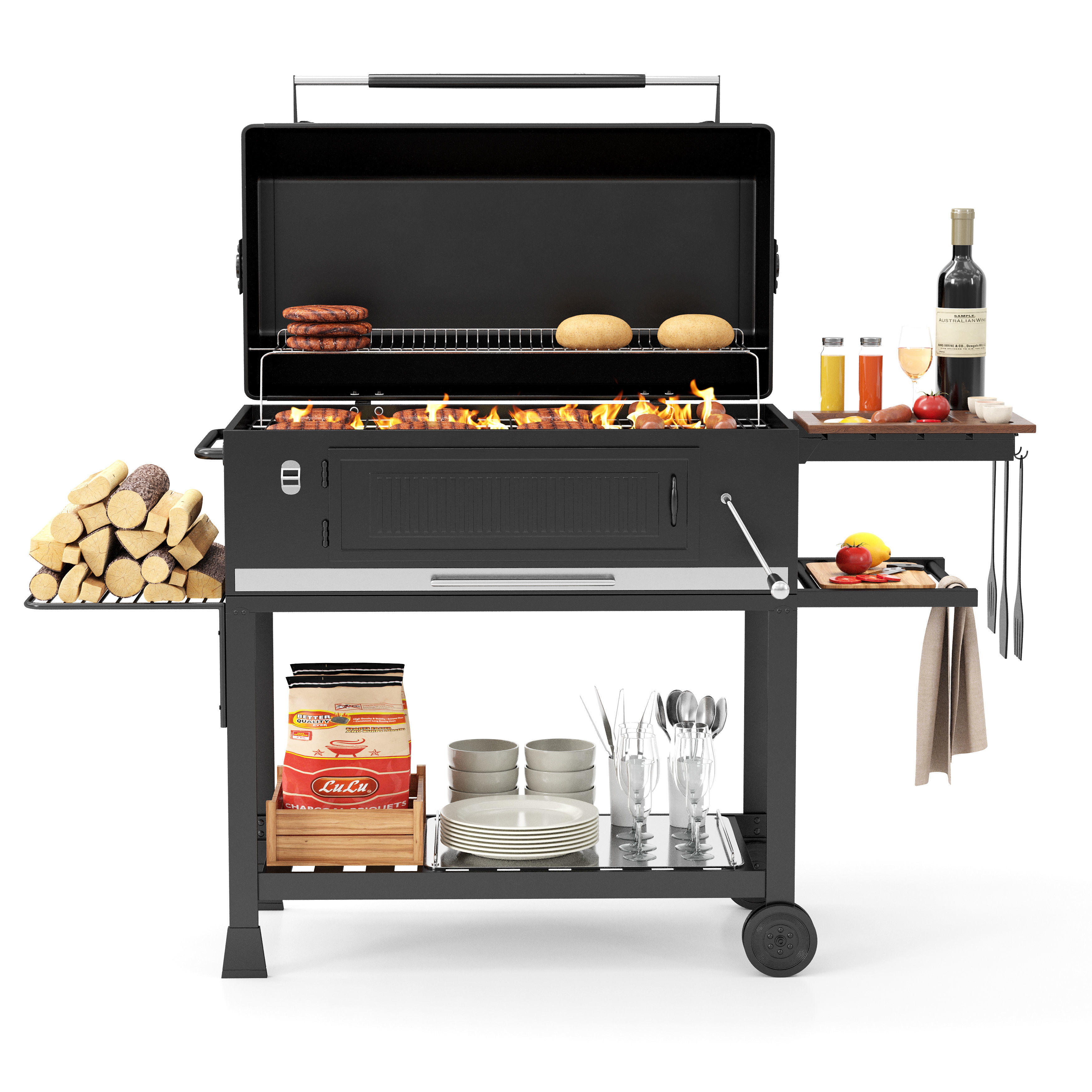 Barbecue 17 3D model_5