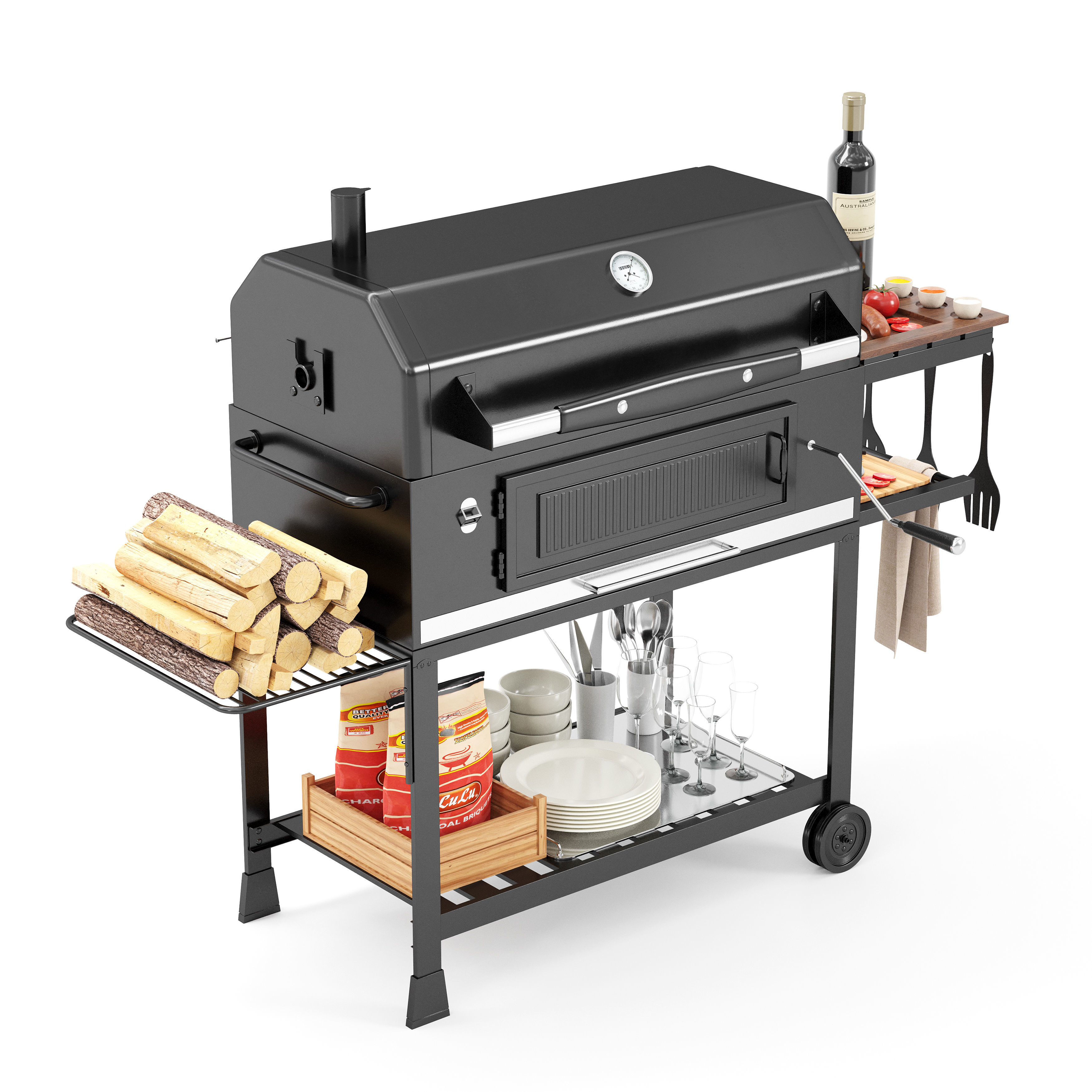 Barbecue 17 3D model_1