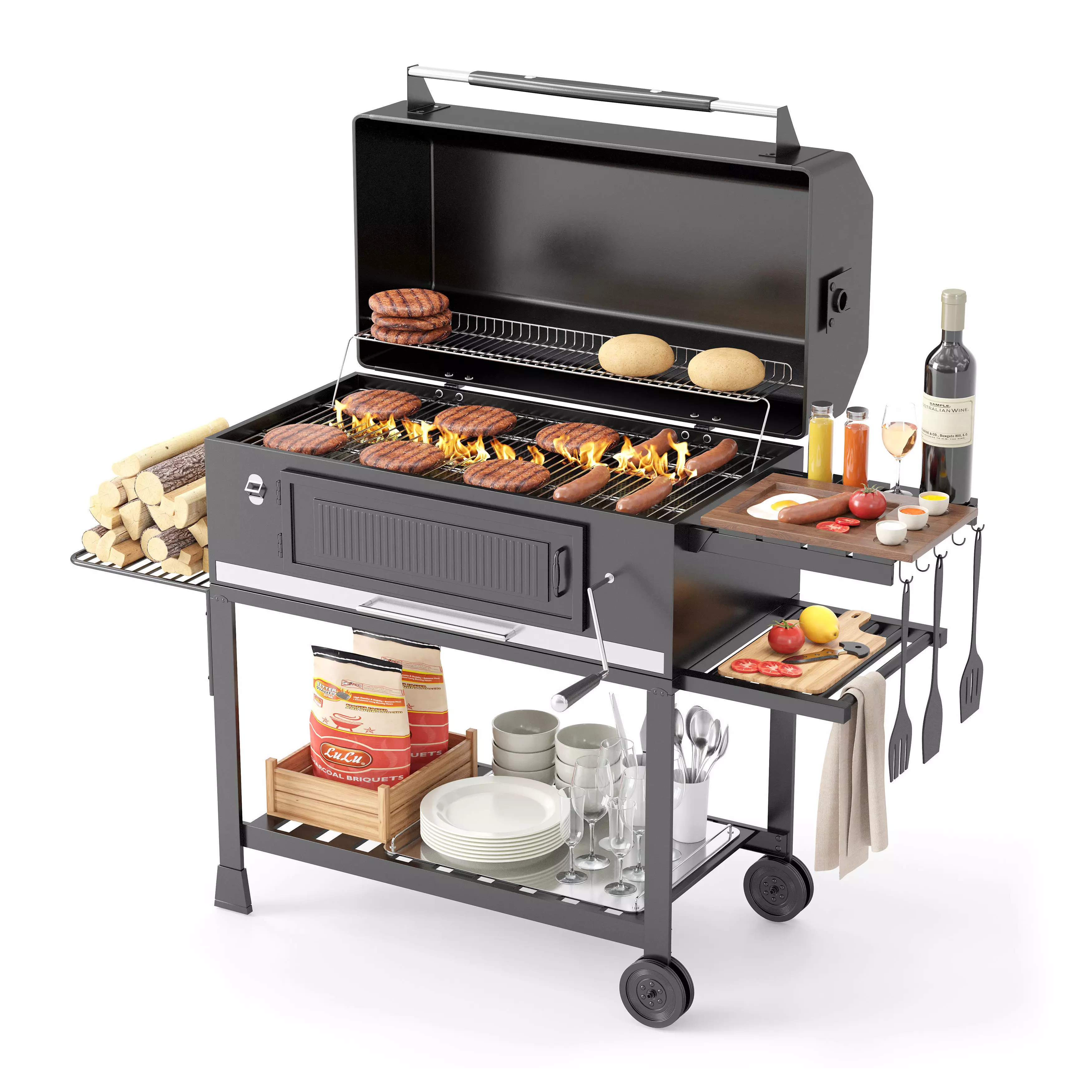 Barbecue 17 3D model_0