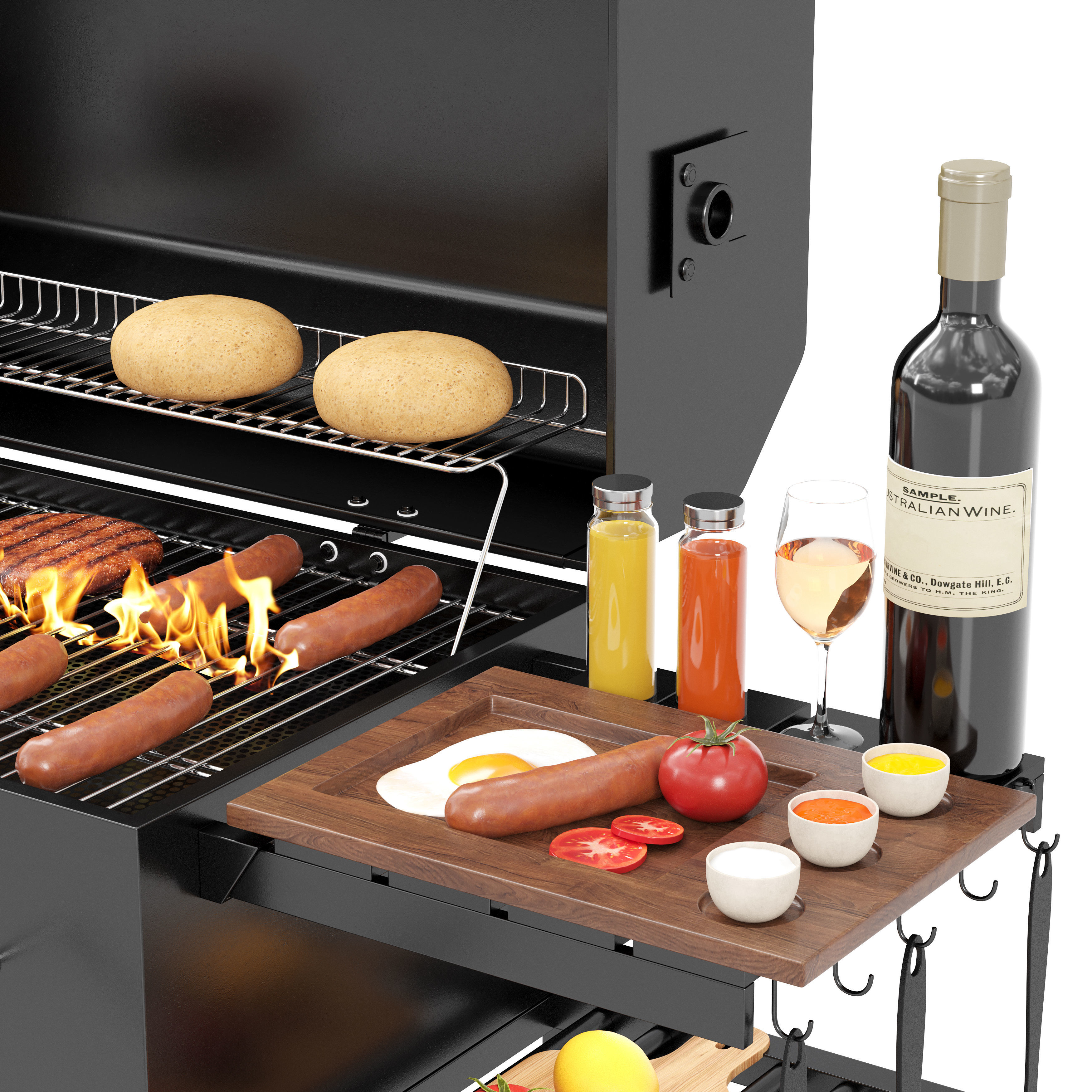 Barbecue 17 3D model_6
