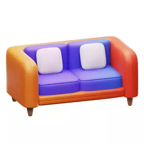 Sofa 3D Icon