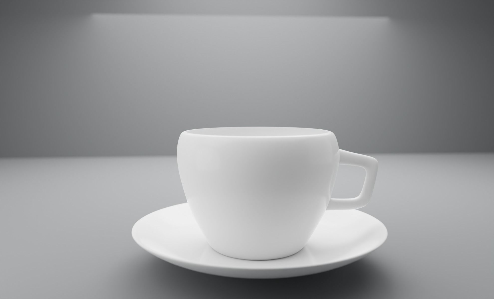 cup 3d model coffee and saucer 3D model_1