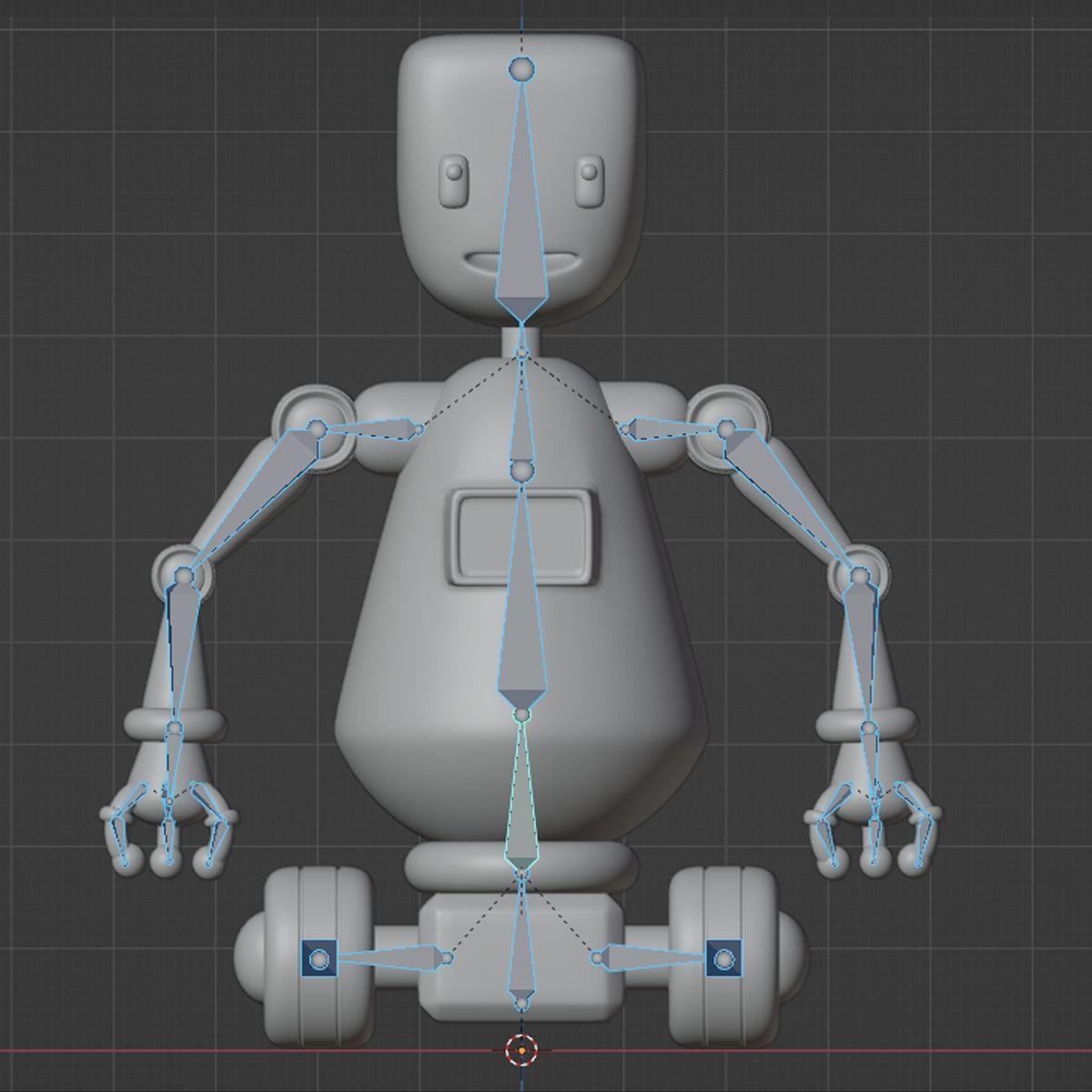 Minimal Custom Robot 1 Low-poly 3D model_15