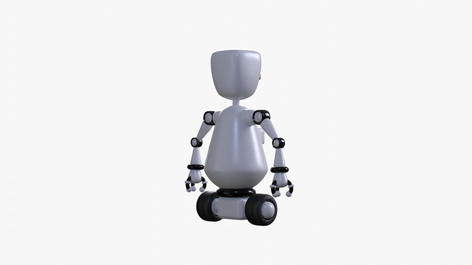 Minimal Custom Robot 1 Low-poly 3D model_6