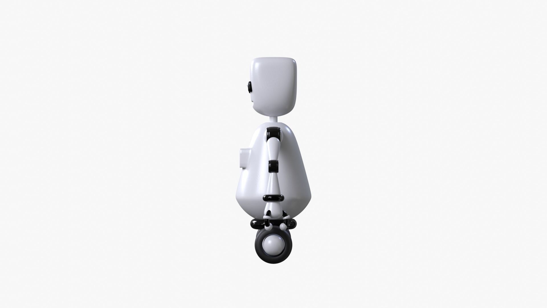 Minimal Custom Robot 1 Low-poly 3D model_9