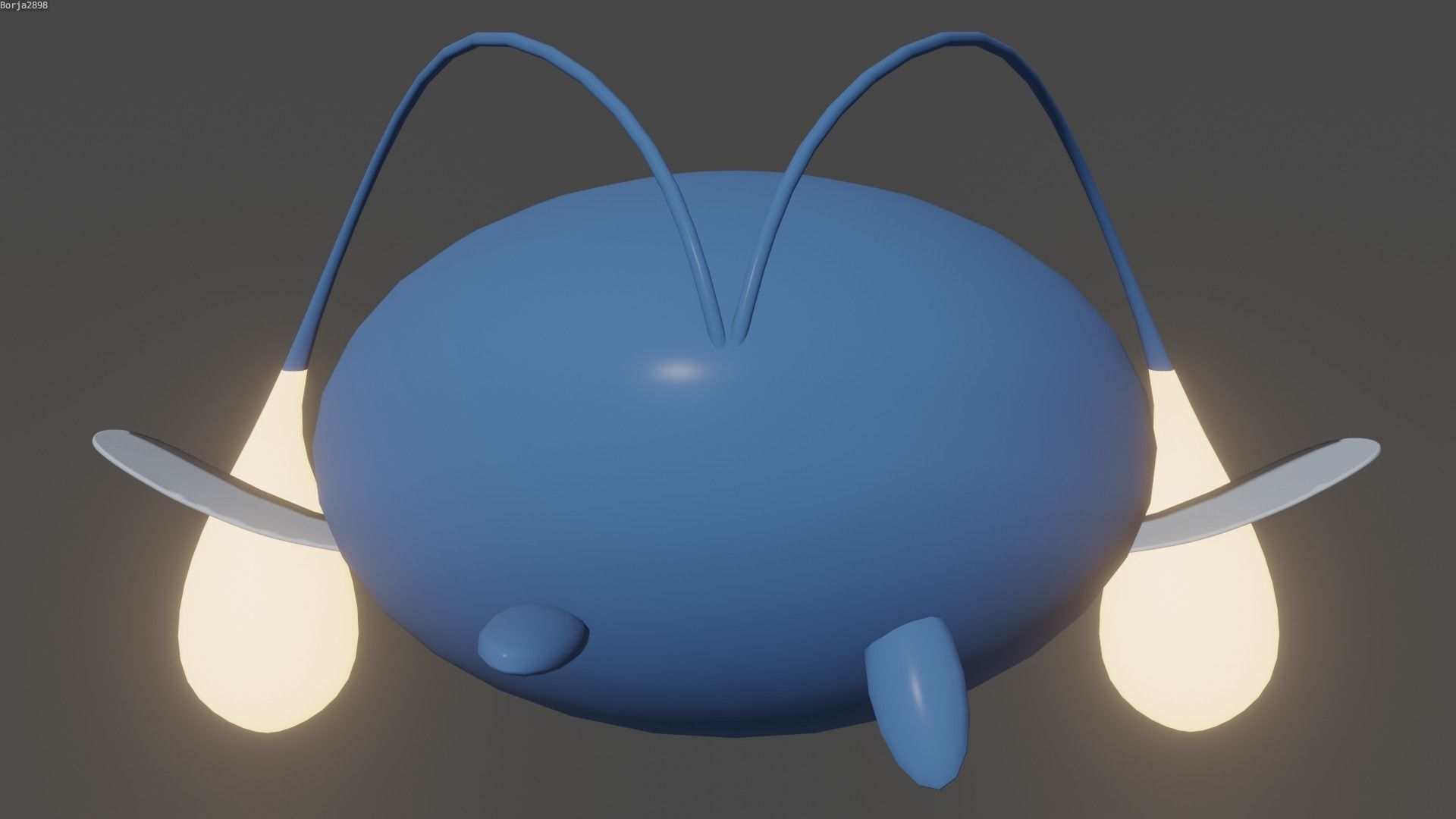 Pokemon Chinchou and Shiny Version rigged Low-poly 3D model_15