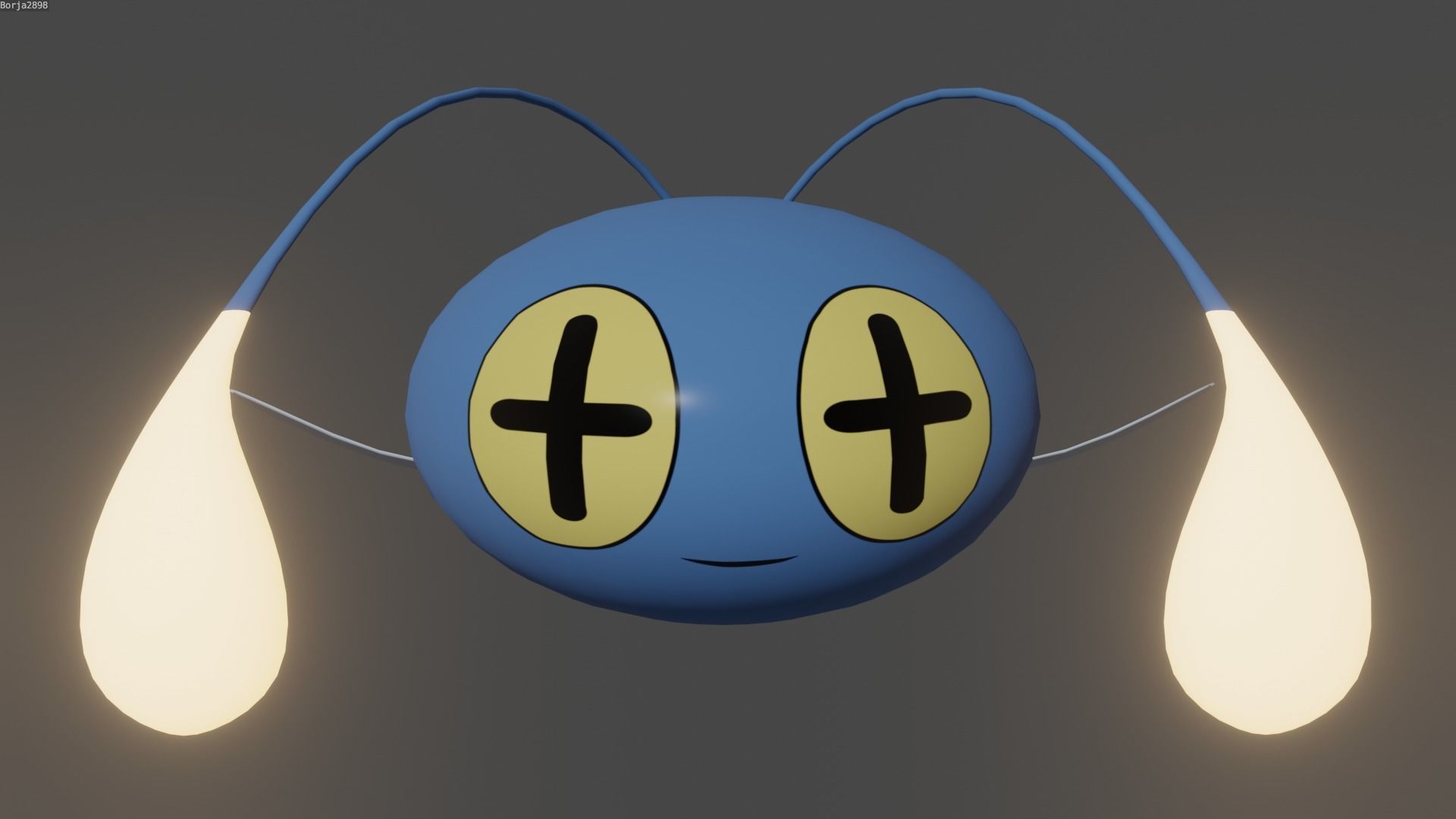 Pokemon Chinchou and Shiny Version rigged Low-poly 3D model_9