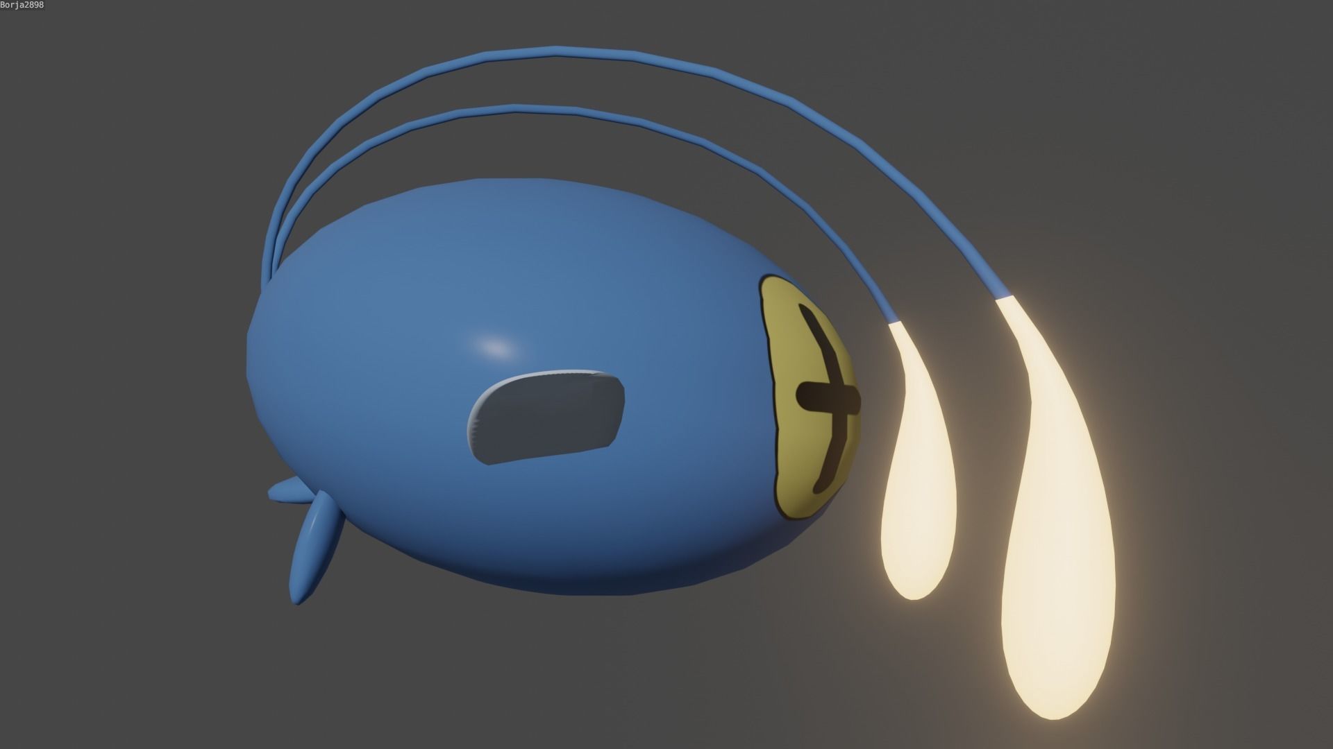 Pokemon Chinchou and Shiny Version rigged Low-poly 3D model_12