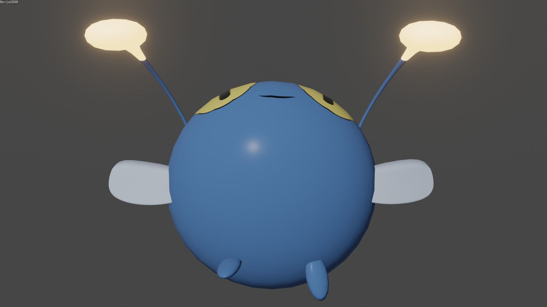 Pokemon Chinchou and Shiny Version rigged Low-poly 3D model_18