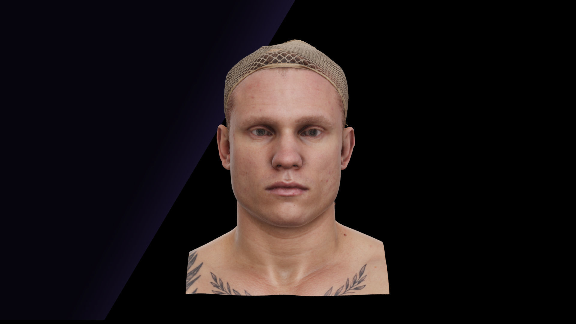 Raw Head Scan Gilbert 3D model_1