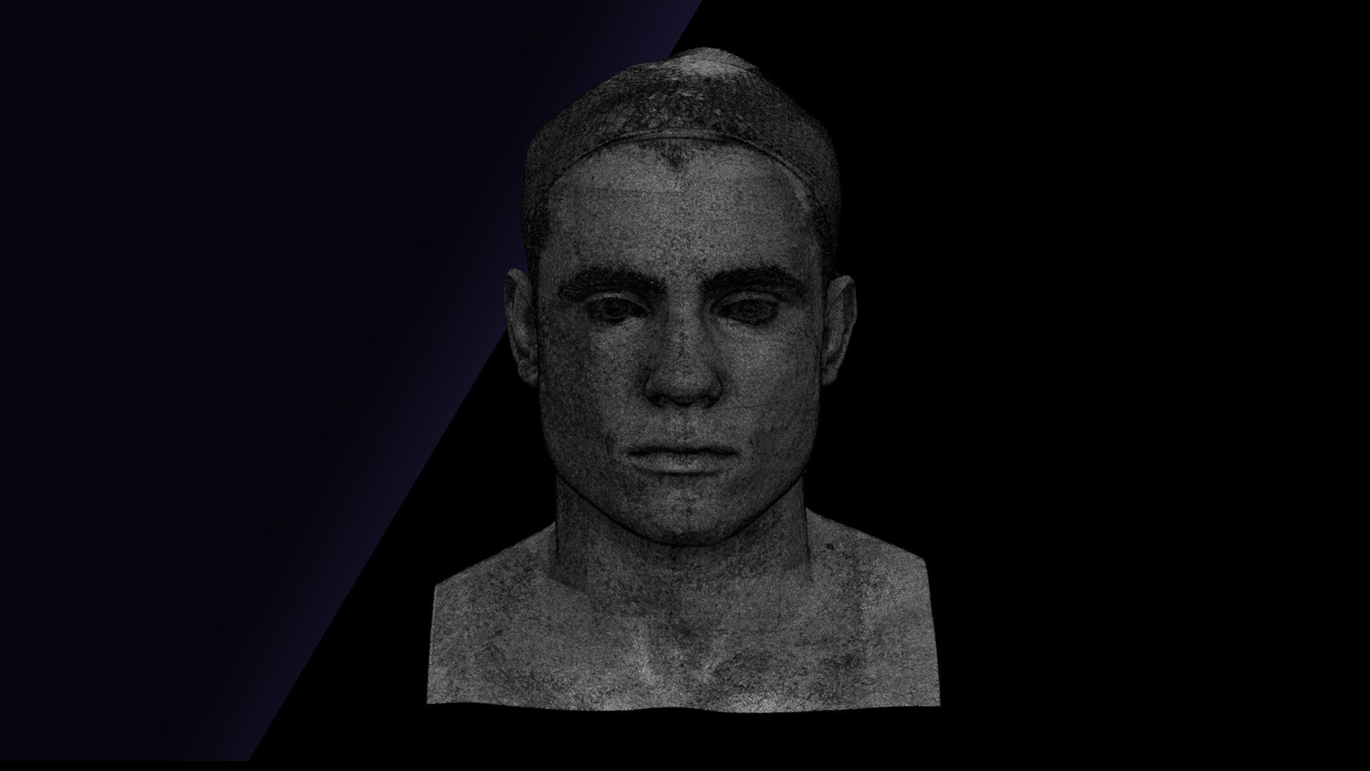 Raw Head Scan Gilbert 3D model_7