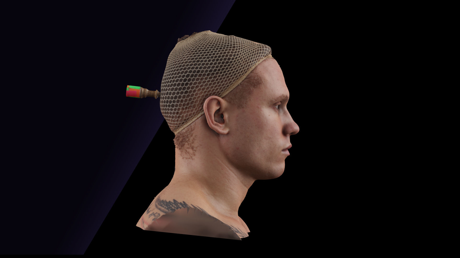 Raw Head Scan Gilbert 3D model_3