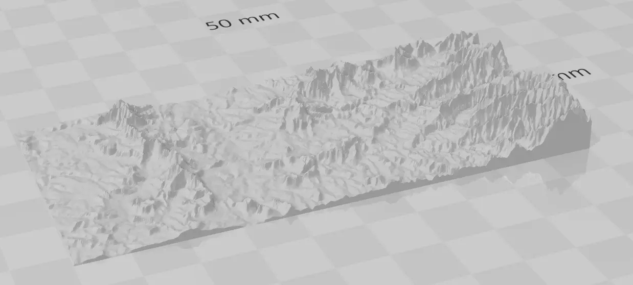LANDSKAPE 1 mountain Free 3D print model
