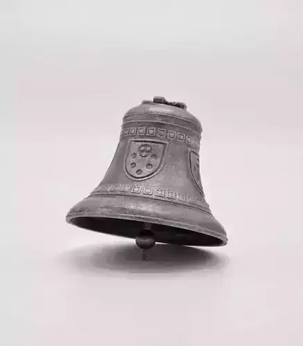 Church Bell with simplified House of Medici Coat of Arms  3D print model