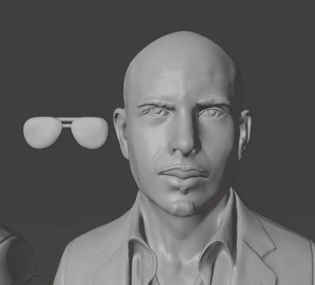 Pitbull Rapper 3D print model_20