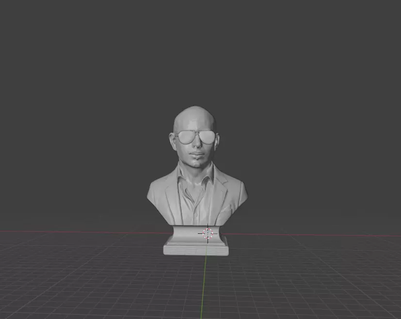Pitbull Rapper 3D print model_0