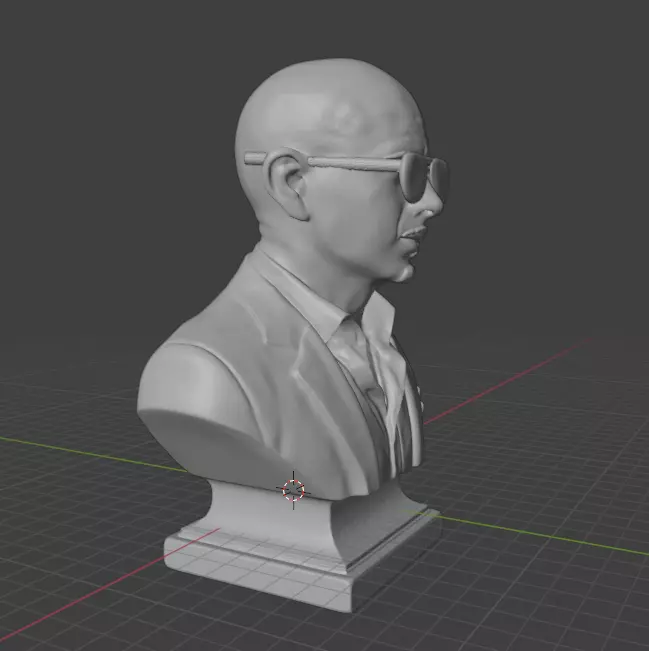 Pitbull Rapper 3D print model_26