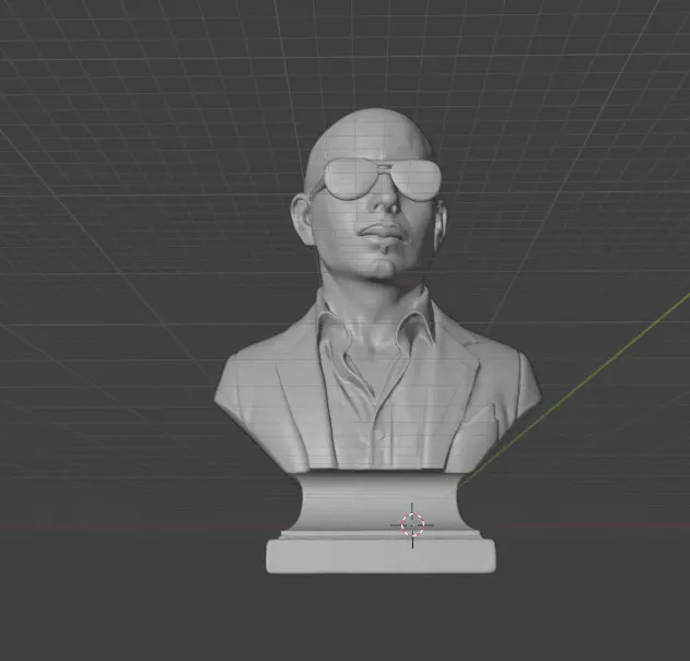 Pitbull Rapper 3D print model_1