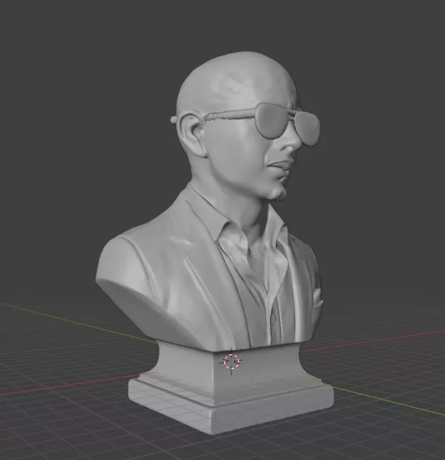 Pitbull Rapper 3D print model_25