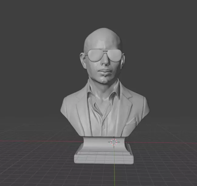 Pitbull Rapper 3D print model_23