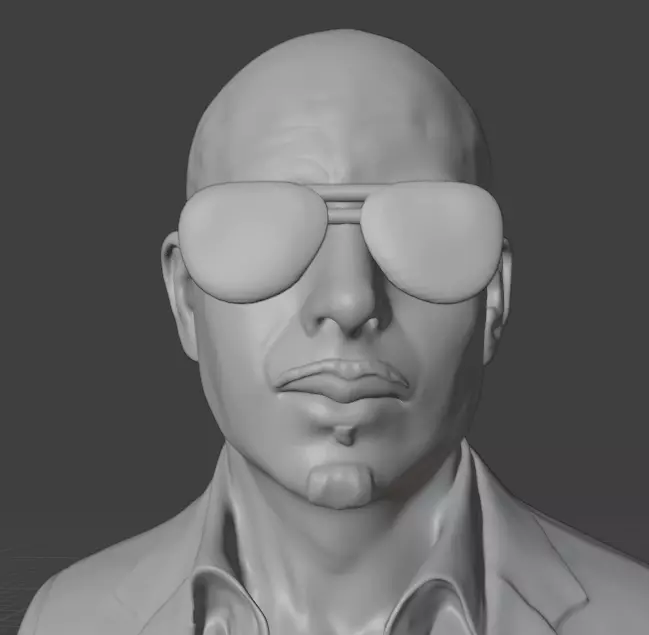Pitbull Rapper 3D print model_14
