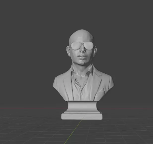 Pitbull Rapper 3D print model_13