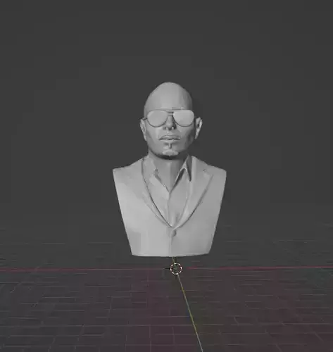 Pitbull Rapper 3D print model