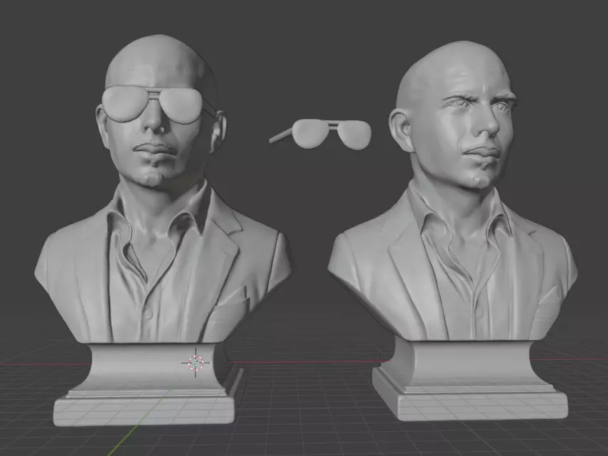 Pitbull Rapper 3D print model_19