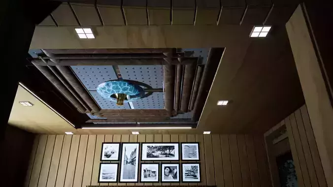 Bedroom Fall Celling 3D model