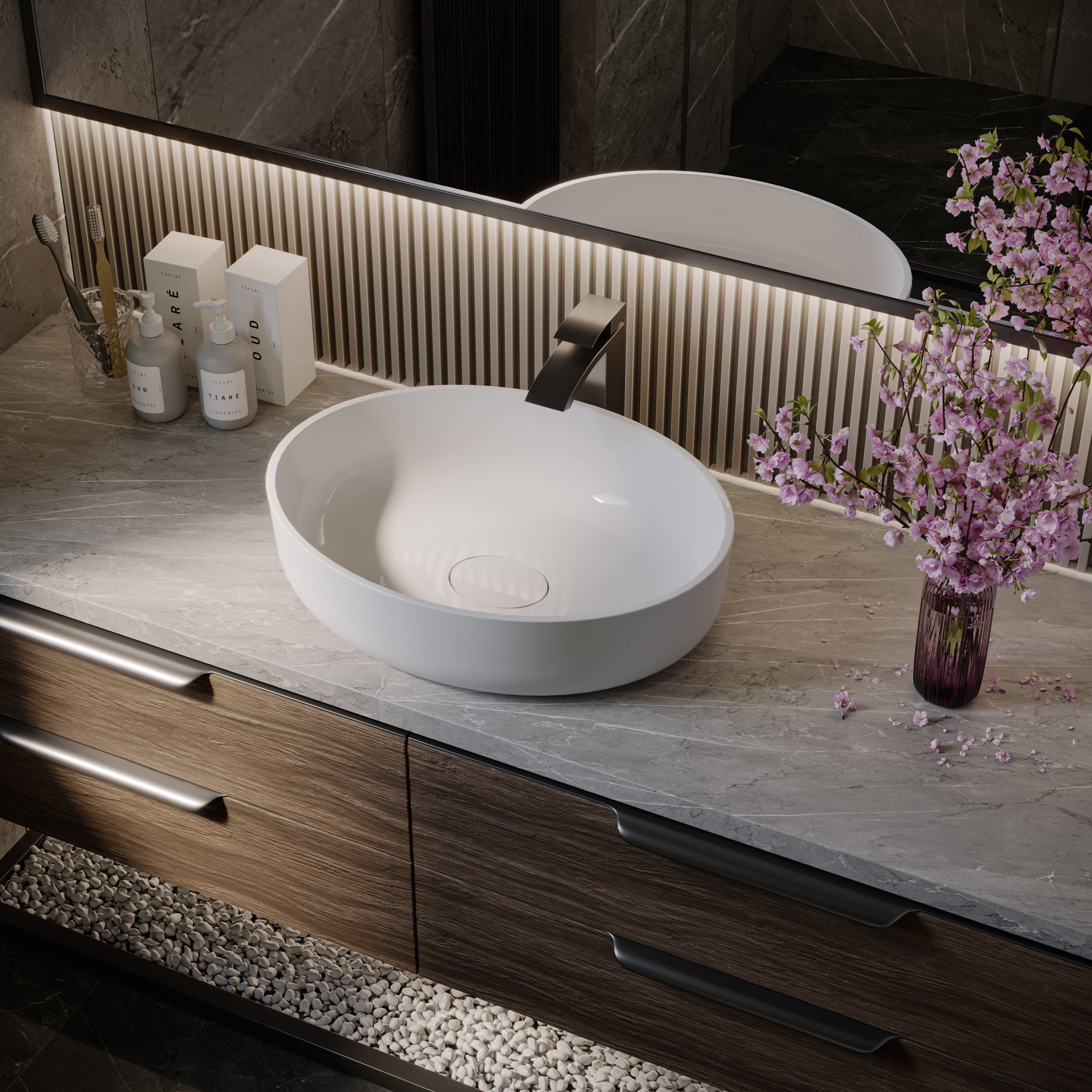 Modern Bathroom Interior Scene for 3dsmax and Corona Renderer 3D model_1