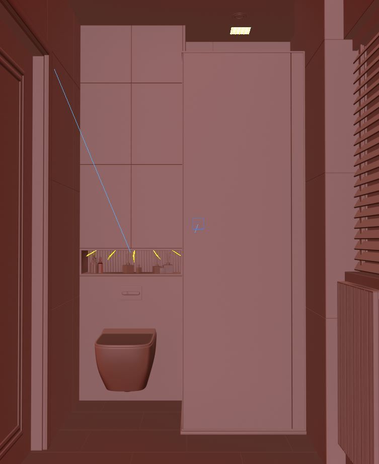 Modern Bathroom Interior Scene for 3dsmax and Corona Renderer 3D model_8