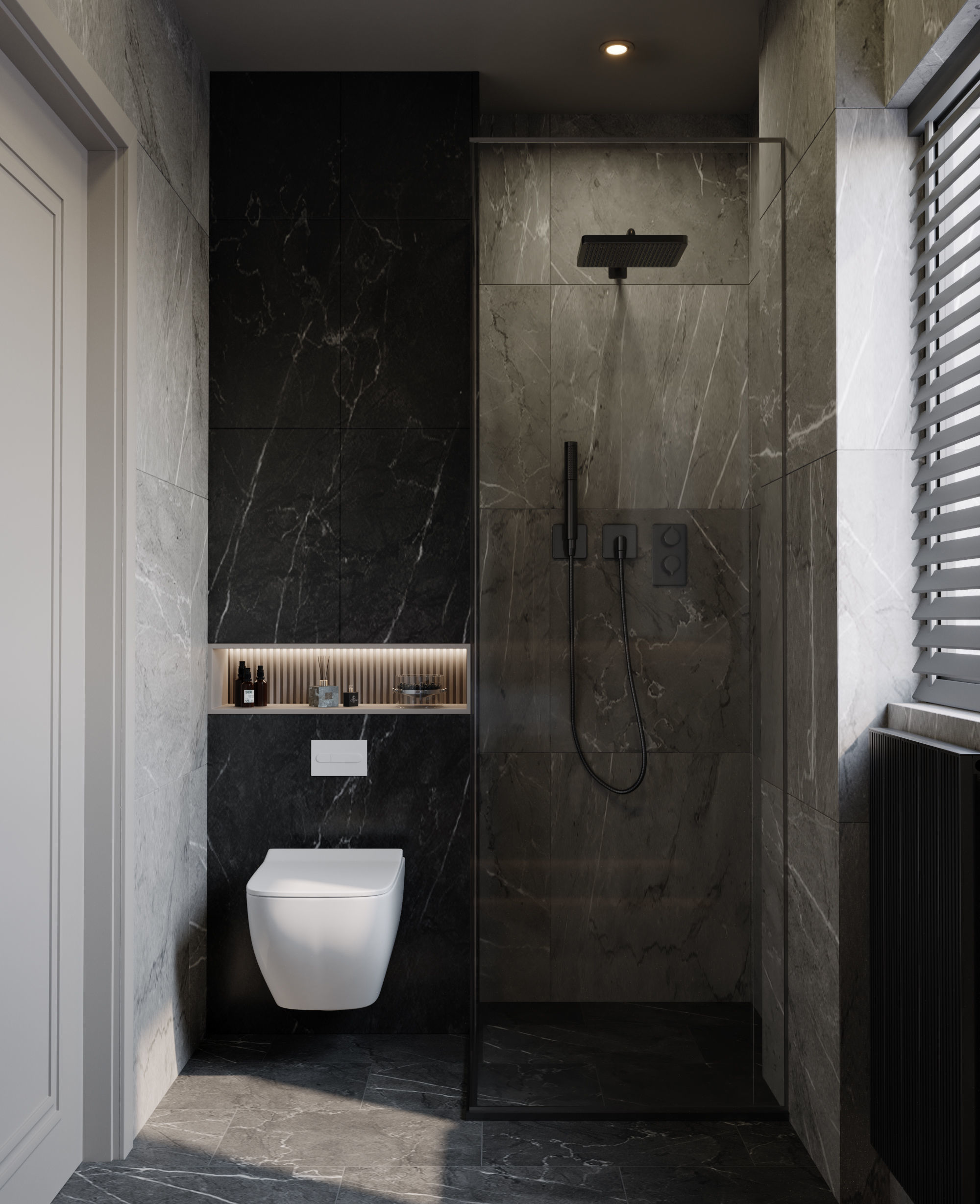 Modern Bathroom Interior Scene for 3dsmax and Corona Renderer 3D model_2