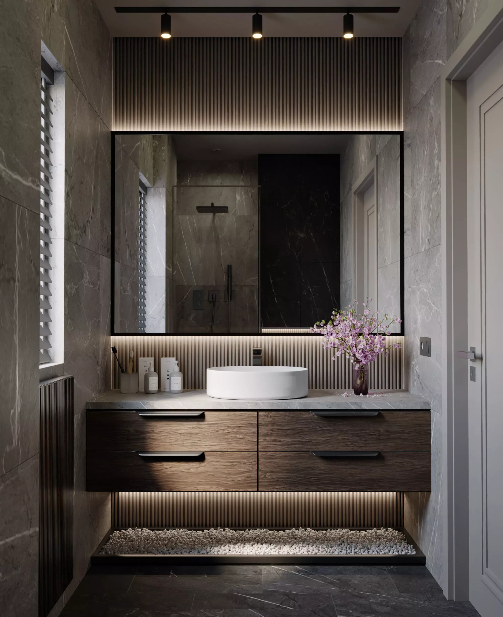 Modern Bathroom Interior Scene for 3dsmax and Corona Renderer 3D model_0