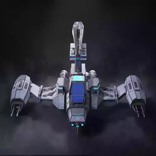 Spaceship sci-fi art