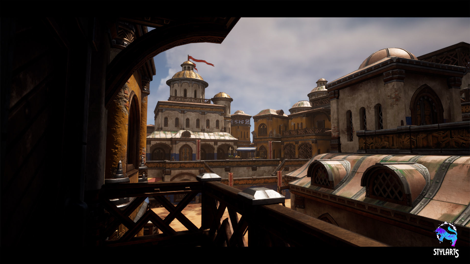 Desert Bazaar Low-poly 3D model_3