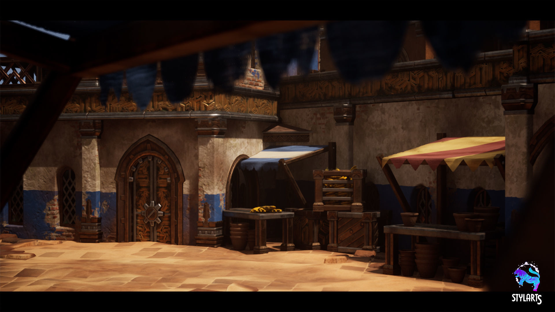 Desert Bazaar Low-poly 3D model_11