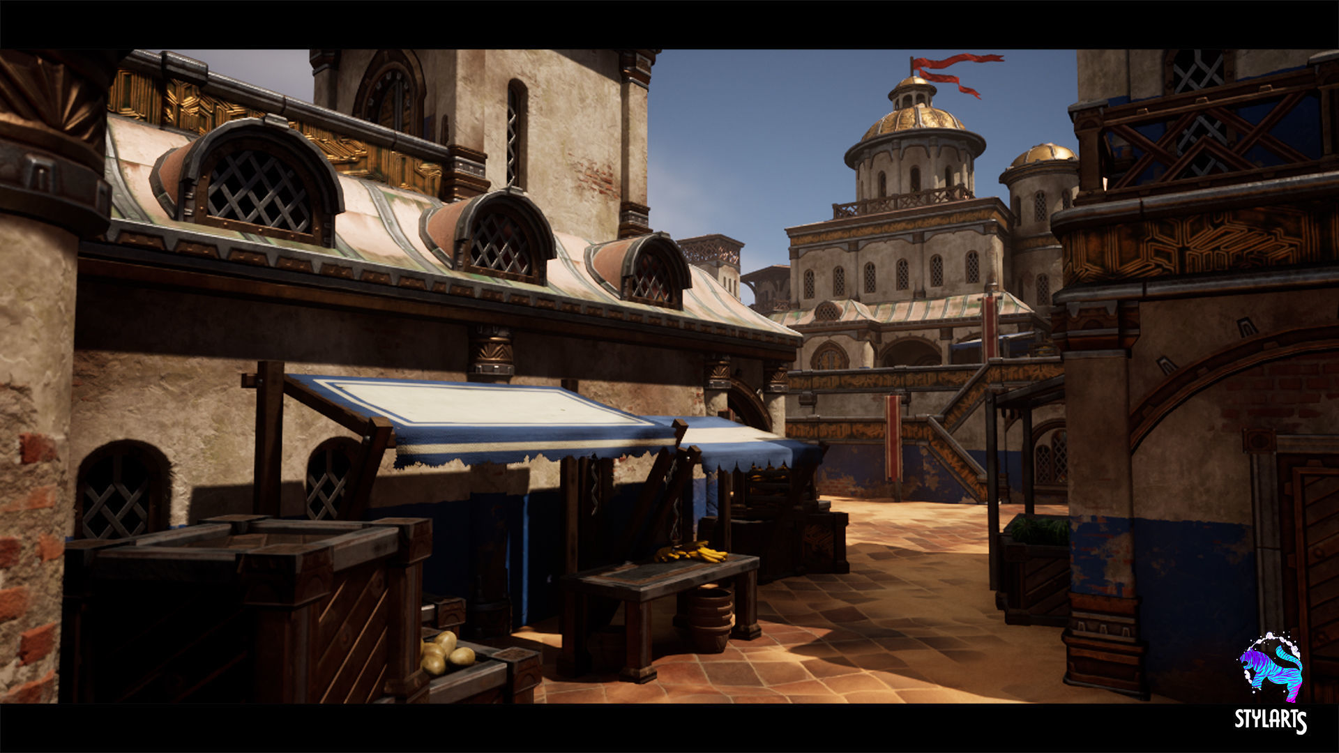 Desert Bazaar Low-poly 3D model_10