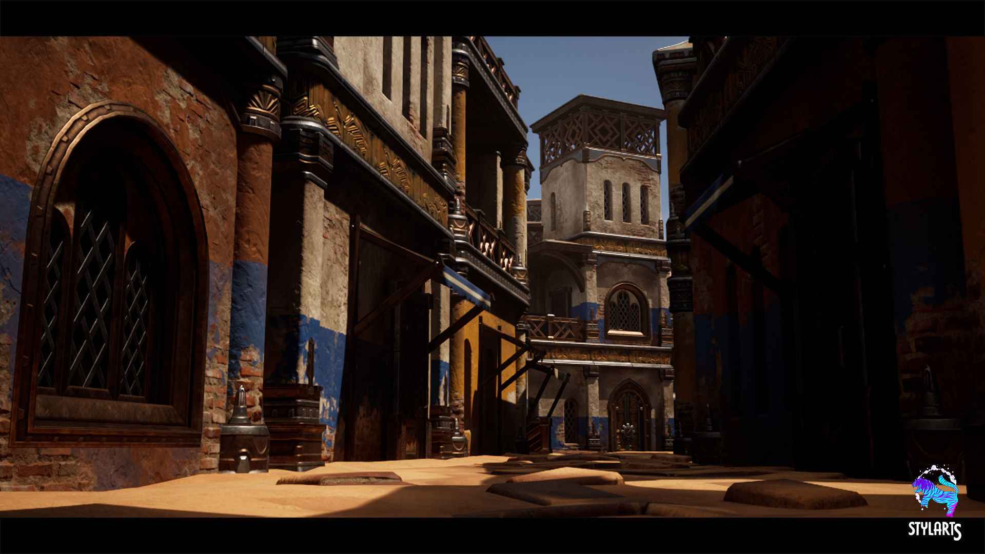 Desert Bazaar Low-poly 3D model_8