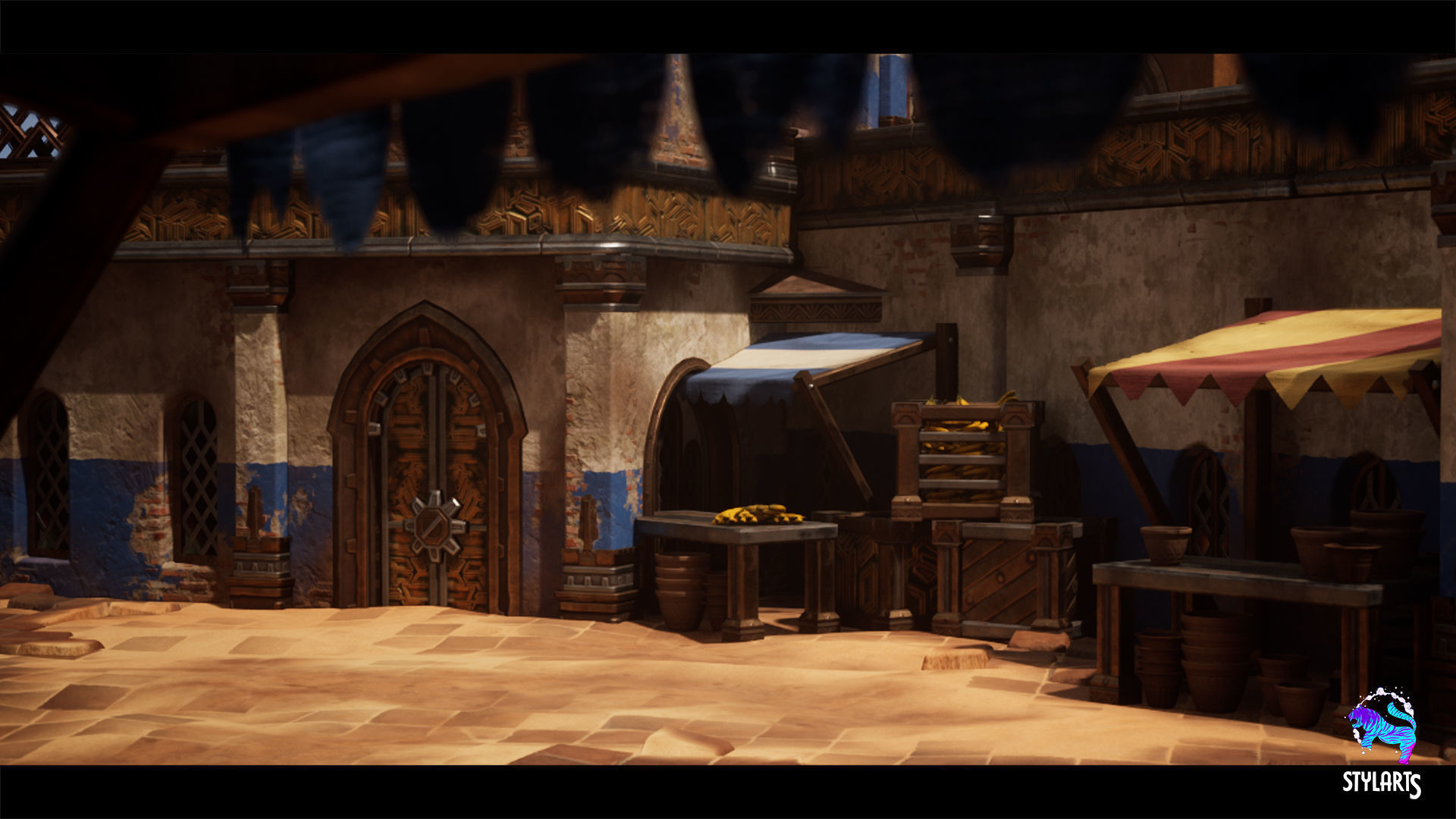 Desert Bazaar Low-poly 3D model_5