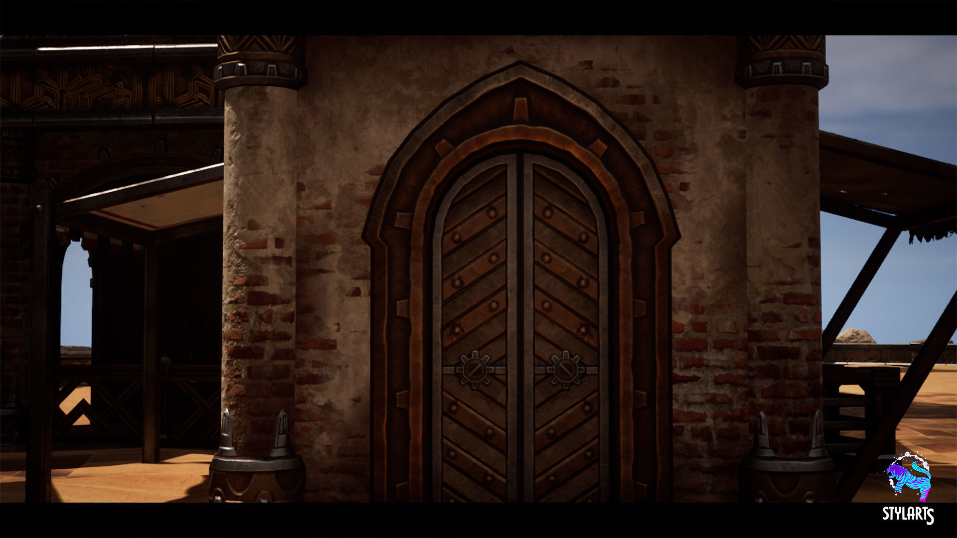 Desert Bazaar Low-poly 3D model_2