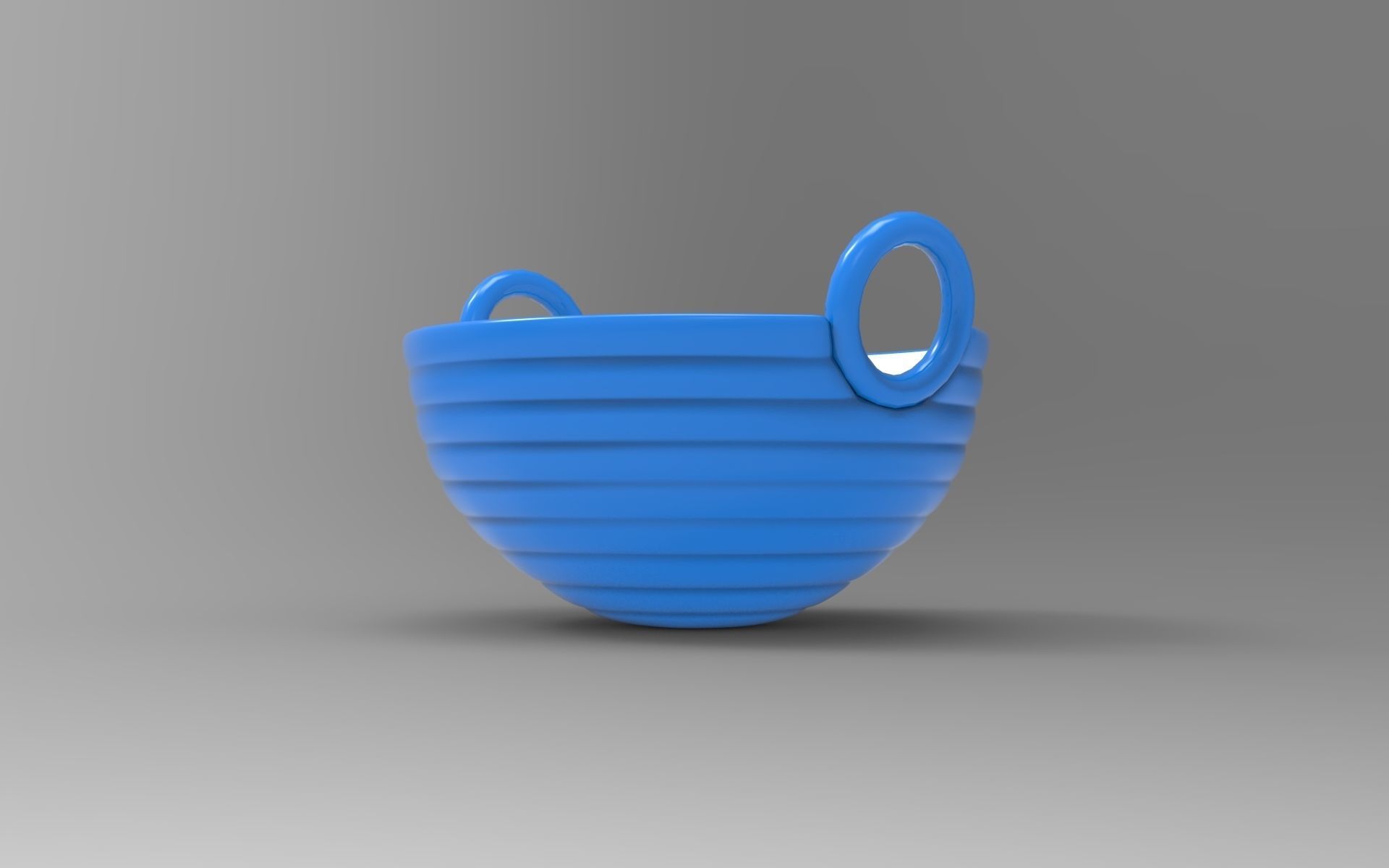 Hola Bowl Low-poly 3D model_1