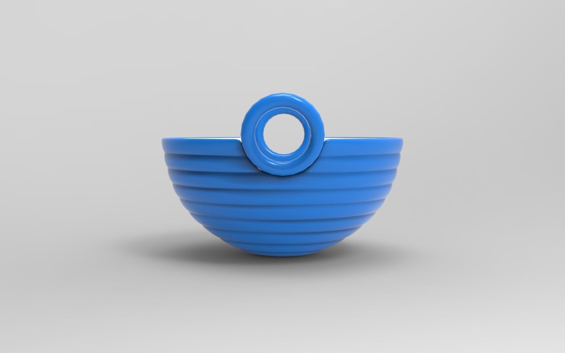 Hola Bowl Low-poly 3D model_4