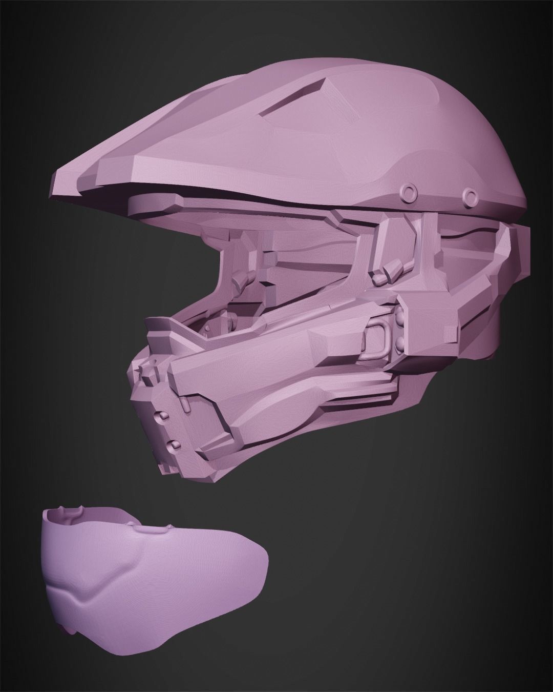 Halo 5 Master Chief Helmet for Cosplay 3D print model_12