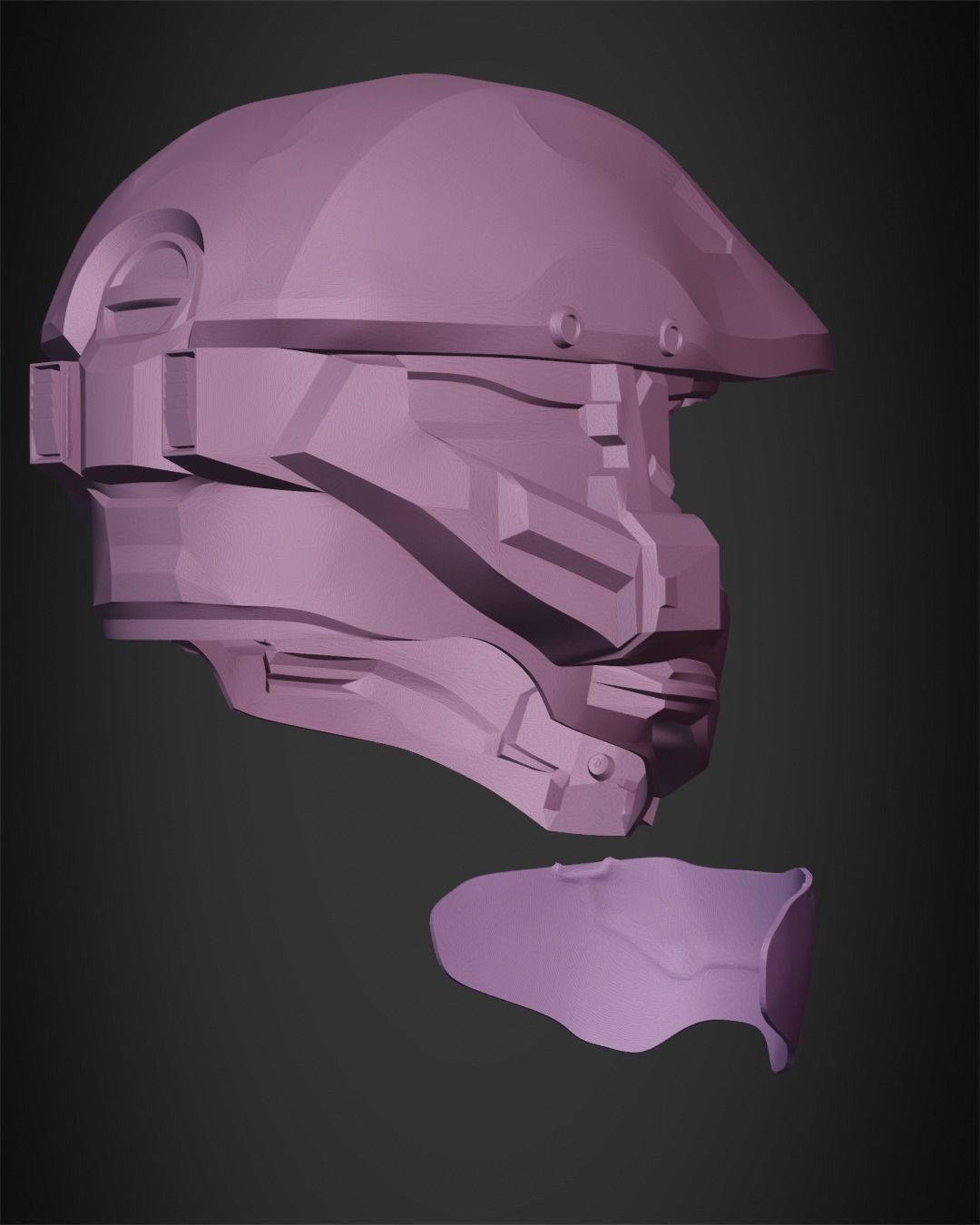 Halo 5 Master Chief Helmet for Cosplay 3D print model_13