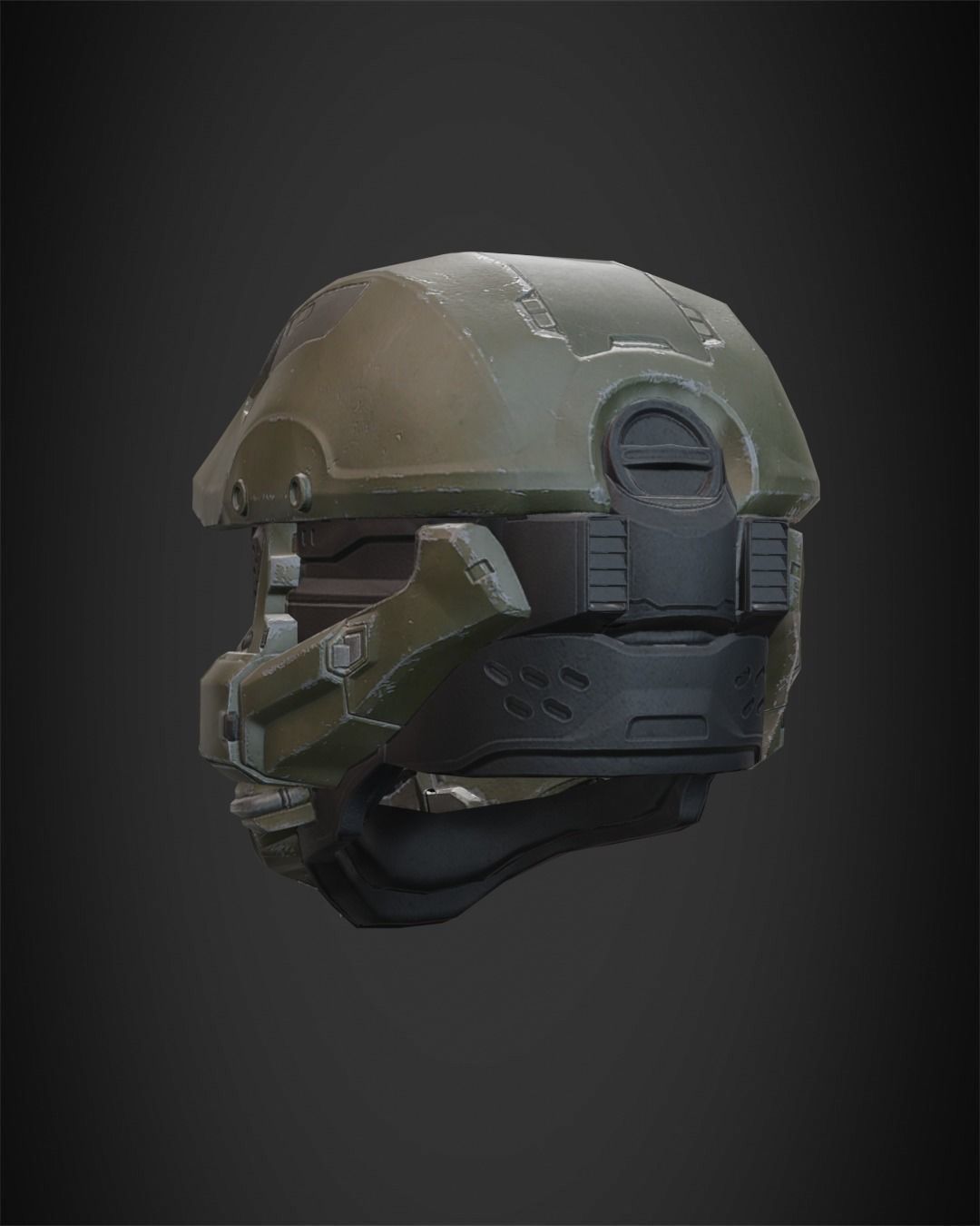 Halo 5 Master Chief Helmet for Cosplay 3D print model_5