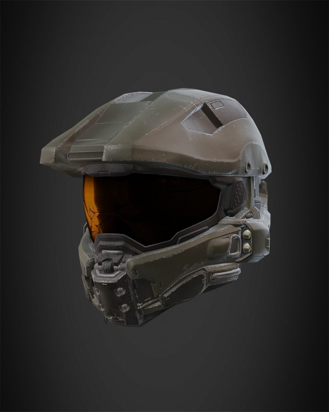 Halo 5 Master Chief Helmet for Cosplay 3D print model_3